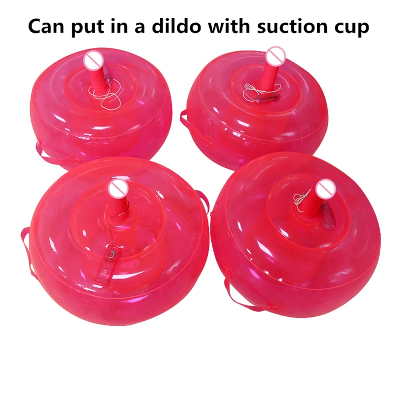Unisex Inflatable Round Cushion Can Put In Dildo or Vagina Easy To Store Sex Furniture Couples Flirting Adult Games 3P Sex sofa