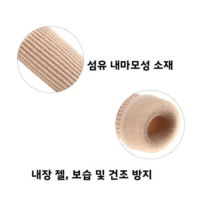 두꺼운 손가락 커버 보습 방수 이중층 내마모성 통증 완화 손 보호 탄력 붕대