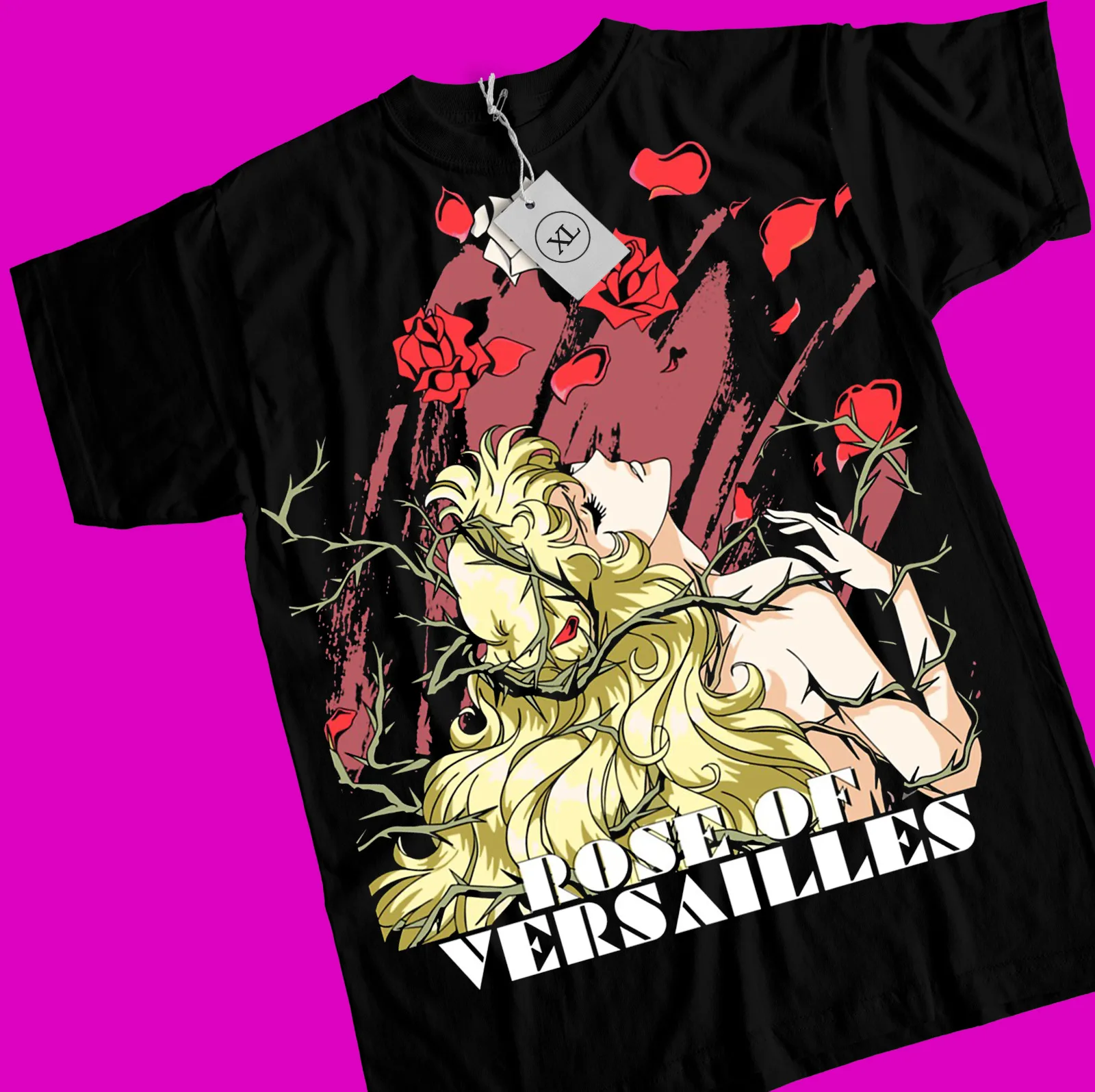 

Unisex Rose of Versailles Lady Oscar Retro Anime T-Shirt, Manga Shirt