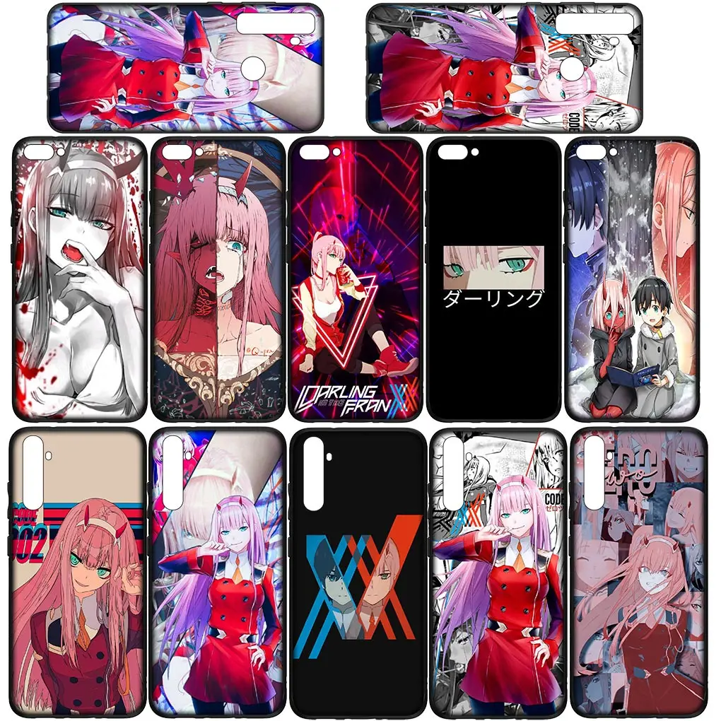 Darling in the FranXX 02 Zero Two 002 Casing for Samsung Galaxy S21 S20 Fe S23 + S22 Ultra S8 Plus A12 A13 A21S A71 Cover Case