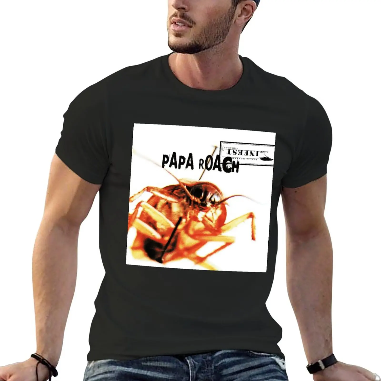 

Big Insect PapaRoach T-Shirt black t shirt graphic t shirt Men's t-shirts