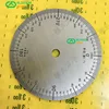 Diameter 90mm, Inner Hole 8mm Thickness 2mm 360 Degree Stainless Steel Dial Scale Disc Stainless Steel Decorative Plate 4