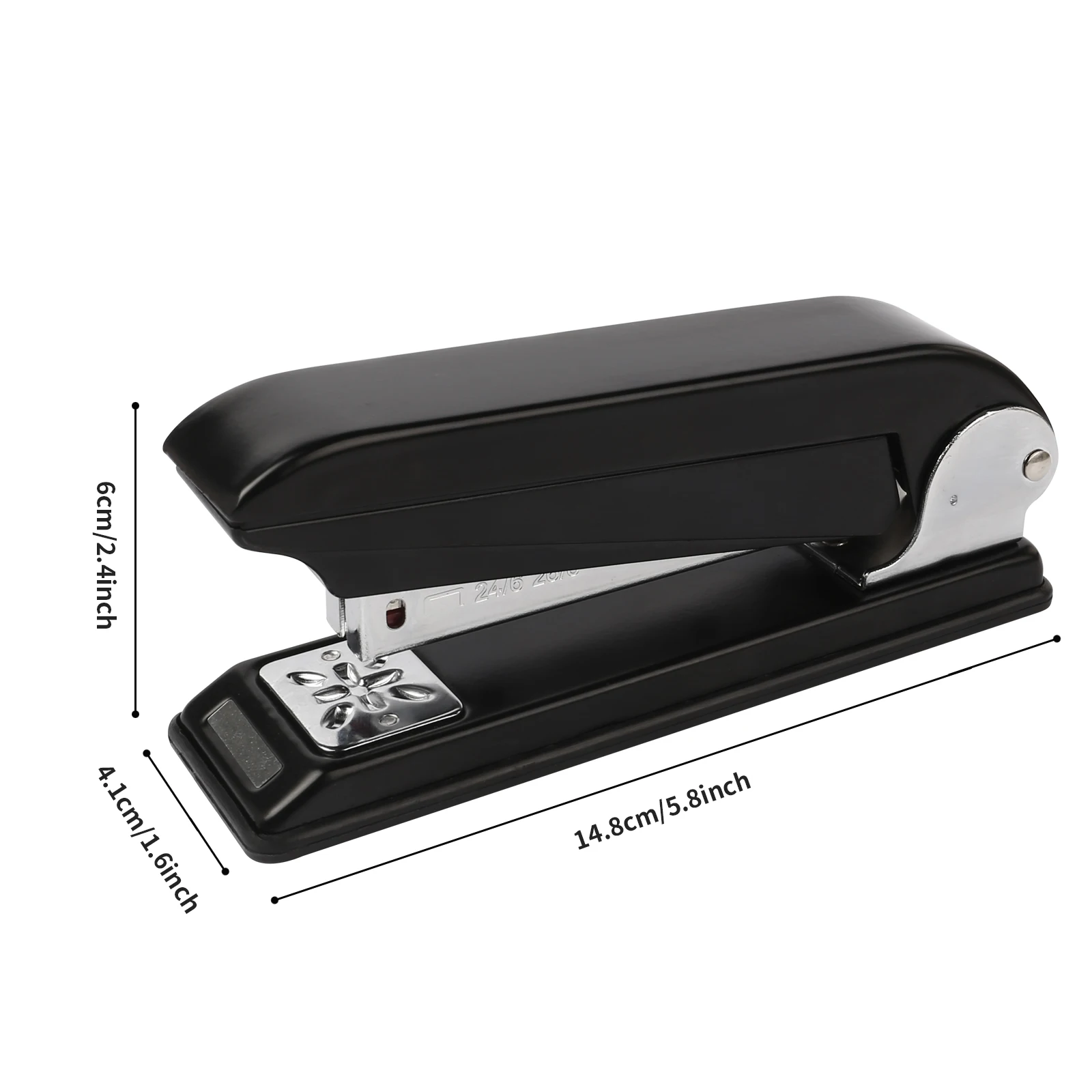Eagle 360 Rotatable Metal Heavy Duty Stapler Swing-Arm Swivel Fit for Booklet Stapling School Office binding Supplies push stapler hand stapler metal stapler rotary stapler rotatable stapler