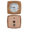 0%- Thermometer Hygrometer Sauna Room Hygrometer High Temperature Resistance Cedar Wood 2-in-1 10°C - 120°C for Sauna Room 6