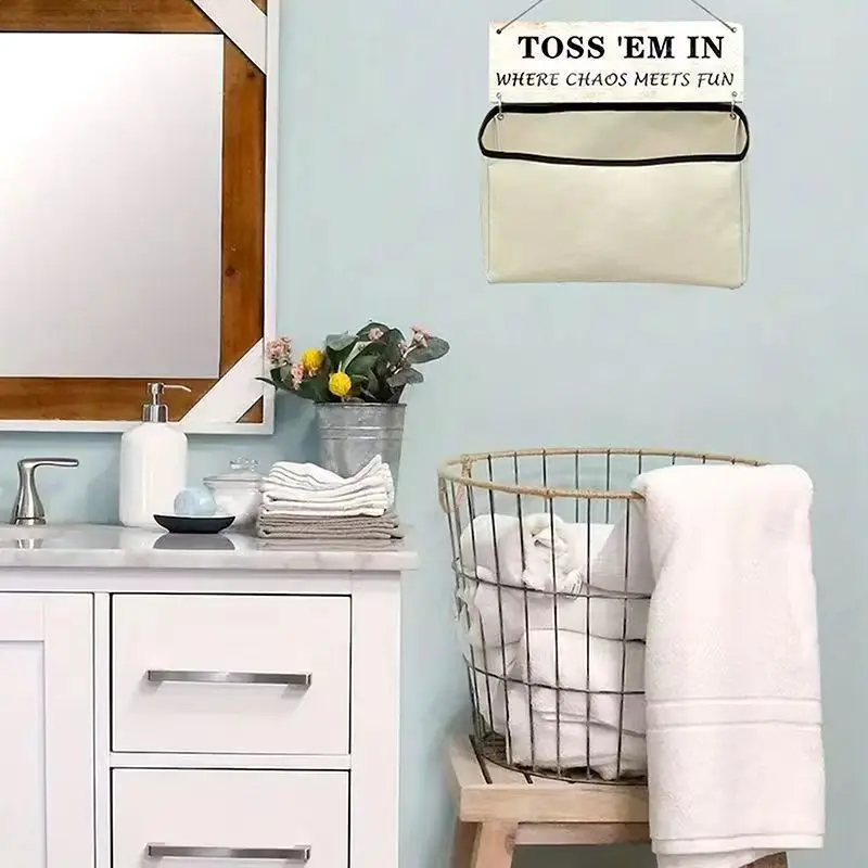 1Pcs Laundry Lost Sock Bag，Wall Mounted Lost Socks Organizer - Keep Your Laundry Room Tidy，Easily Find Lost Socks 2