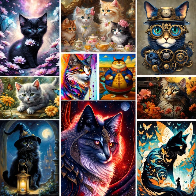 동물 애완 고양이 크로스 스티치 키트: 손재주와 창의력을 발휘하는 완벽한 활동