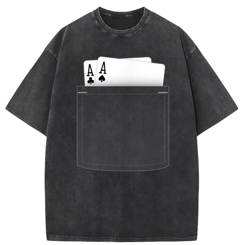 

Pocket Aces Poker Shirt Spades Comics T-shirts Men Preppy Style Hot Sale Long Sleeve Tshirts Man Sweatshirts Mother Day Clothing