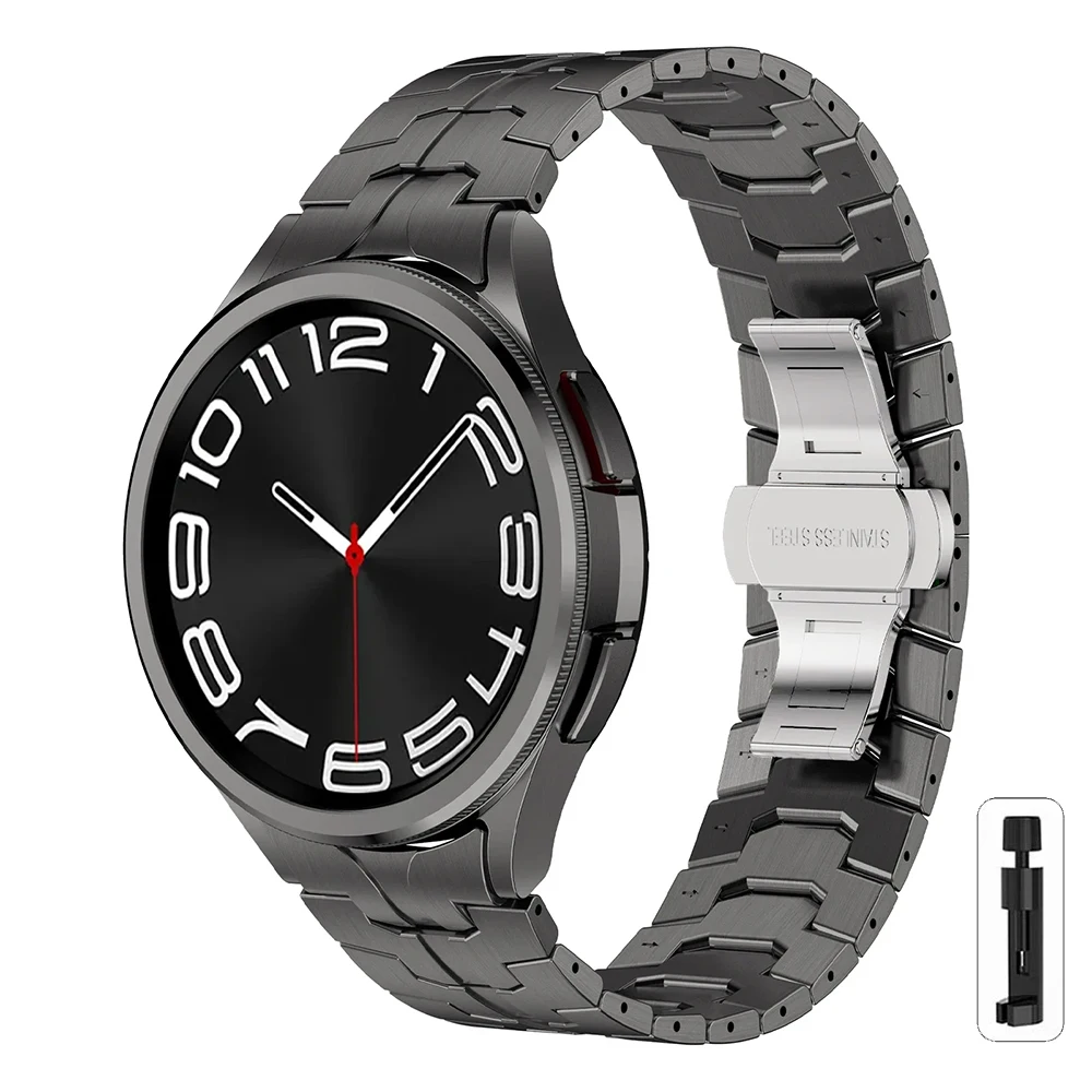 Premium Stainless Steel Metal Strap for Galaxy Watch - No Gaps Design