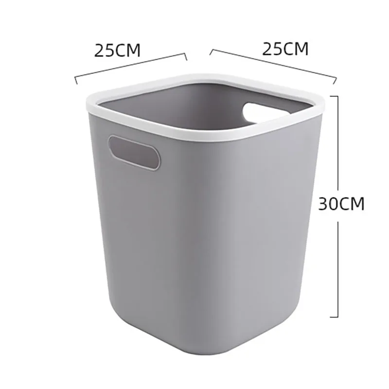 thumbnail image 1 of Papelera de baño pequeña Papelera de plástico de 20 L Contenedor de basura Cestas para baños, dormitorios, cocinas, oficinas, 1 of 5
