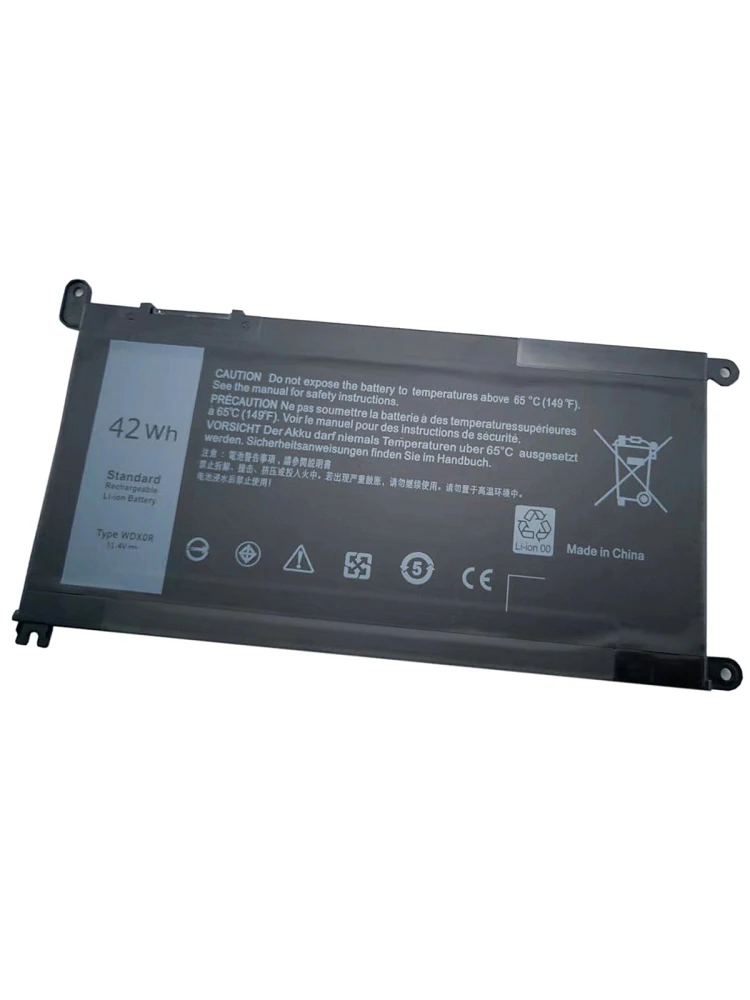 WDX0R 42Wh For DELL WDXOR Battery Inspiron 13 5368 5378 7368 14 7460 7472 5468 15  5538 5567 5568 5378 7368 17 5765 3189 Laptop