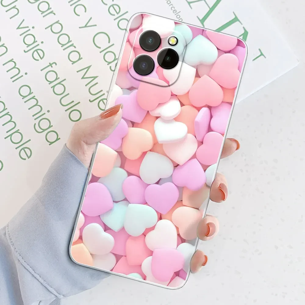 Marble Transparent Silicone Soft TPU Phone Case Cover with Bumper Protection