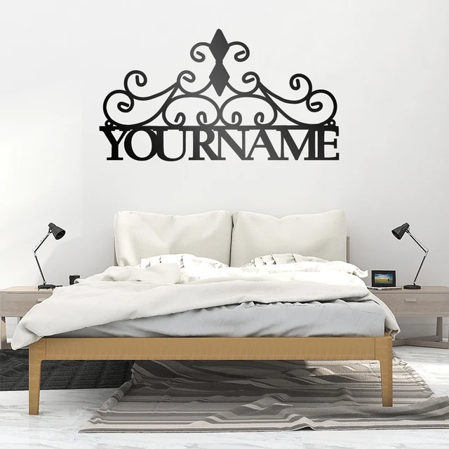 Custom Name Metal Wall Art Plaque 1