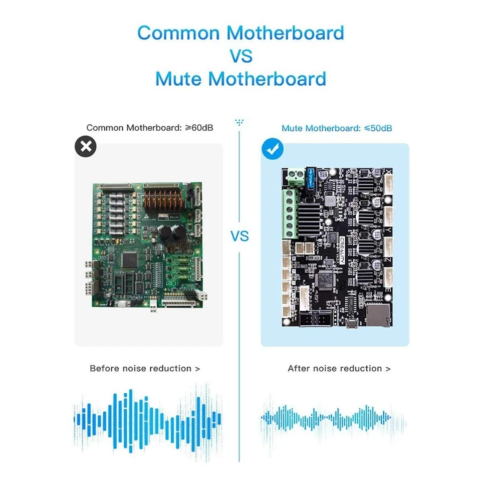 Creality-3Dプリンター用の静かなマザーボード,32ビット,Ender-3