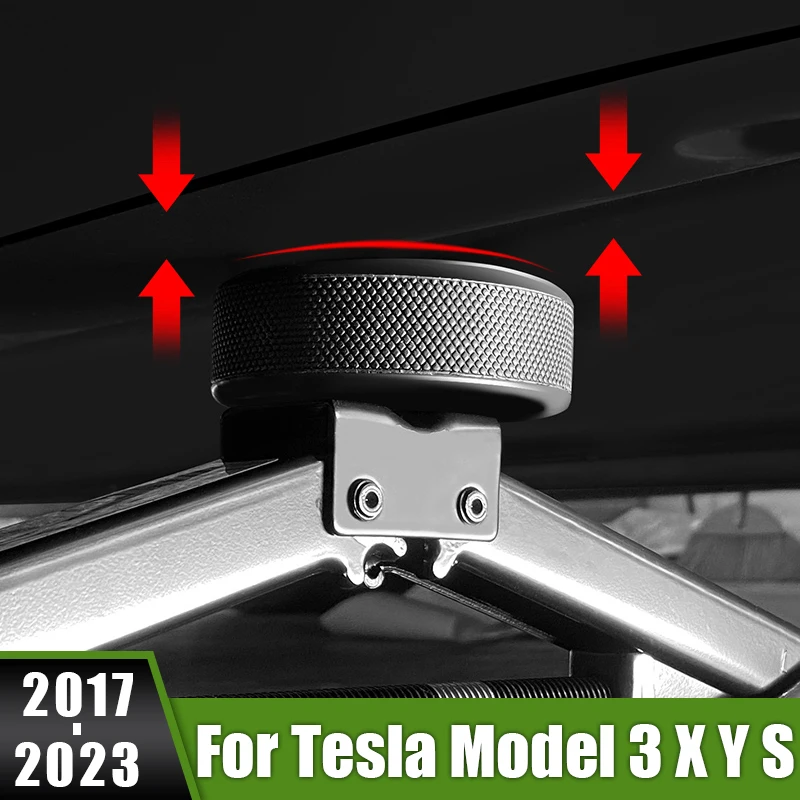 Untuk Tesla Model 3 X Y S 2017-2023 sumbat pengangkat karet mobil kompatibel alat adaptor titik angkat dukungan titik angkat casing sasis