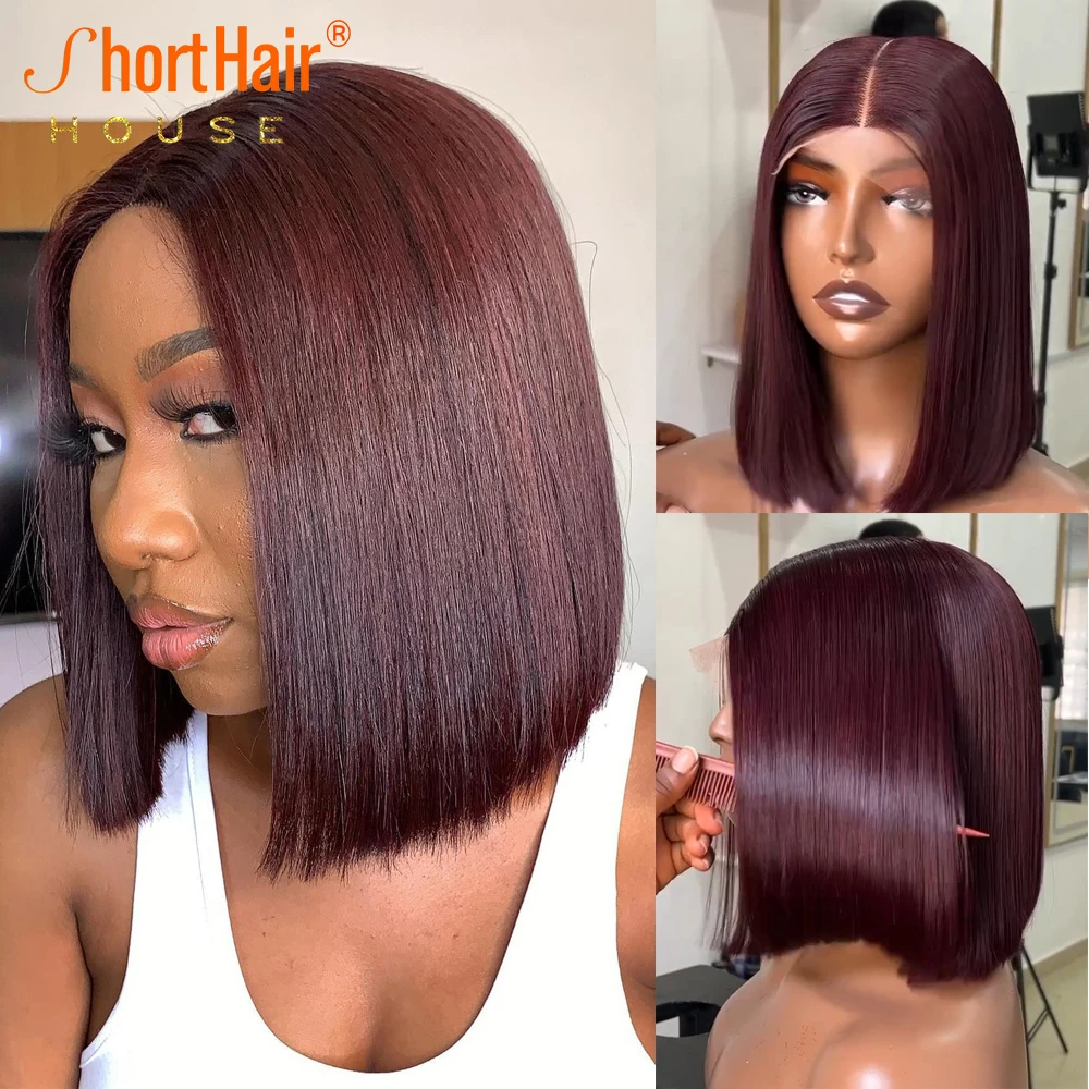 Burgundy And Blonde Straight Hair Peruvian Dark Burgundy 99J
