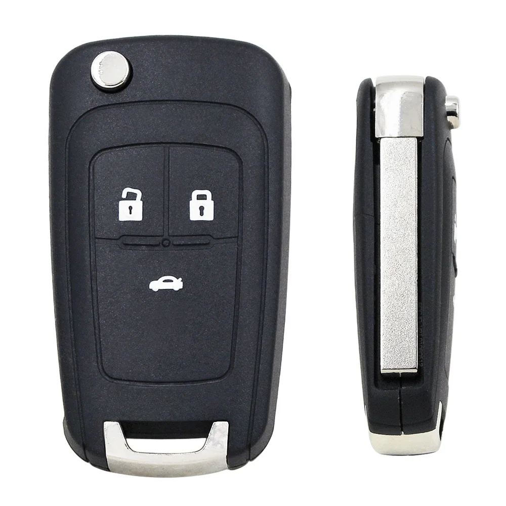 3 Button Flip Folding Key Shell Case Fob For Chevrolet Aveo Cruze Uncut Blade 8/10/20/30/40PCS/LOT key case,car key shell,key shell
