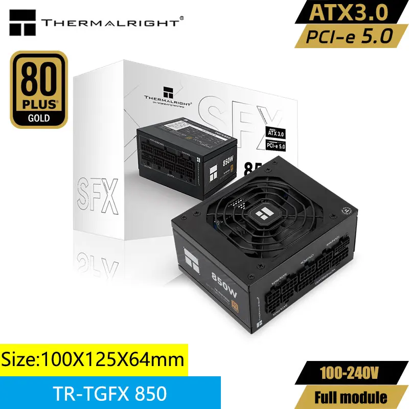 

Thermalright TR-TGFX850 SFX gold medal full module computer case power supply, support ATX3.0 /pcie5.0 (850 /750W)