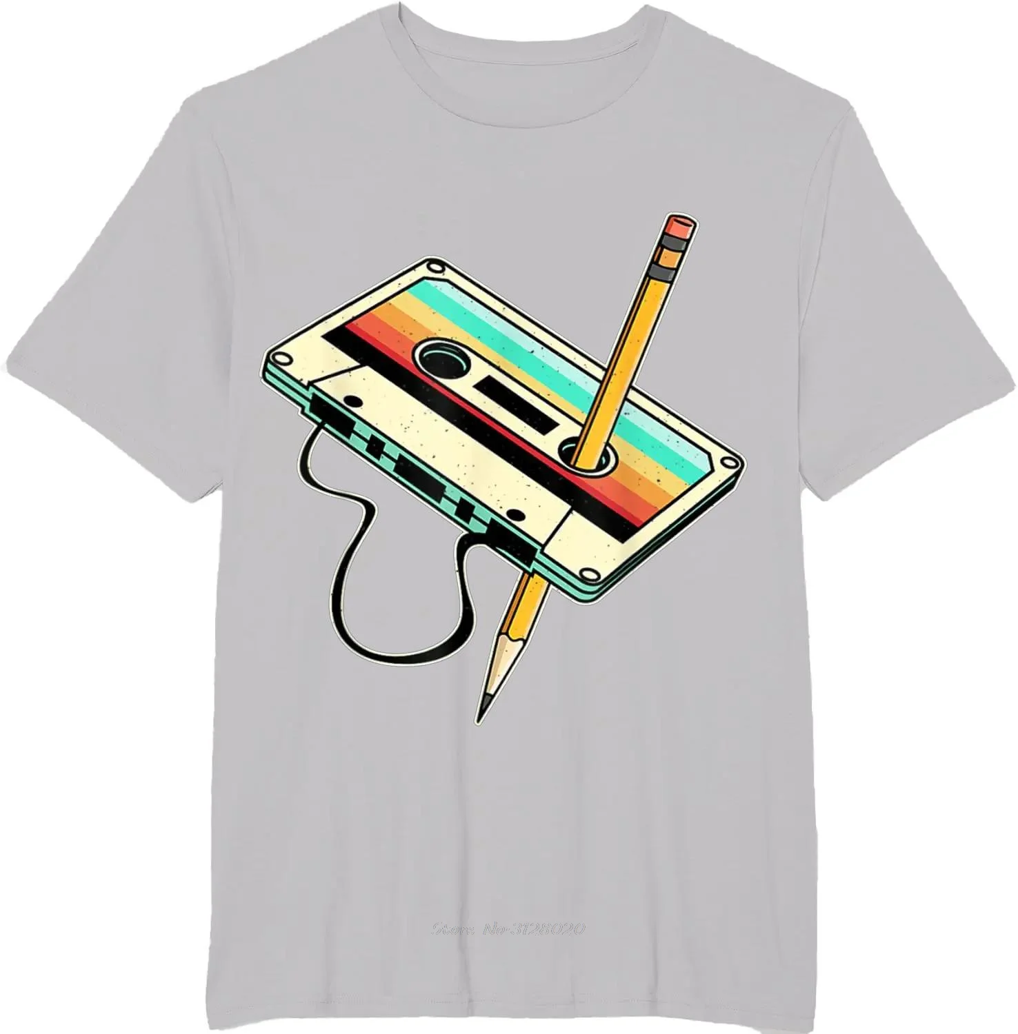 Retro 80s Cassette Tape Music T-Shirt for Men – Vintage Throwback Summer Tee