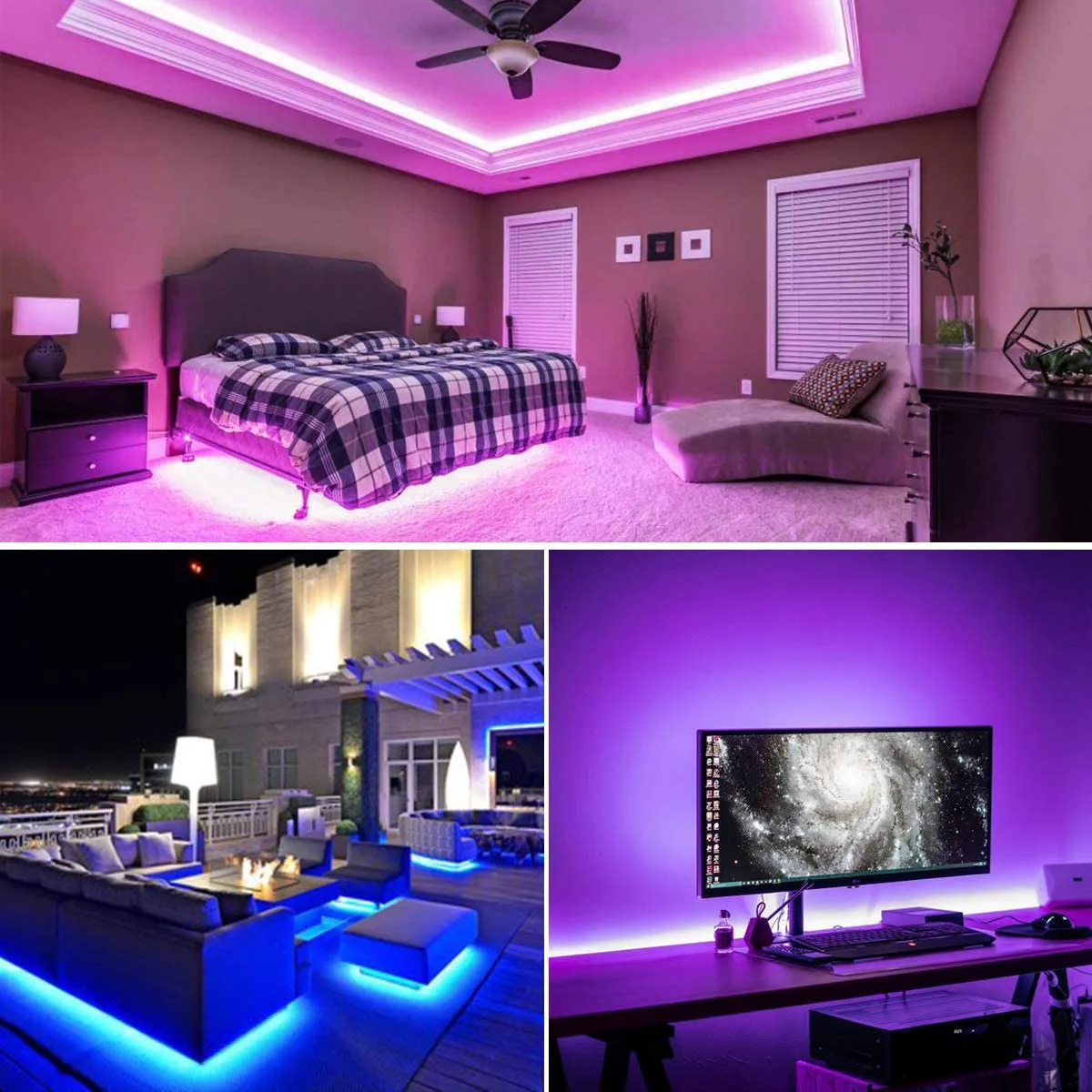 2835 LED Light Strip with 5V 3-key Wire Control Low-voltage USB Self-adhesive TV Background Atmosphere Light Strip RGB