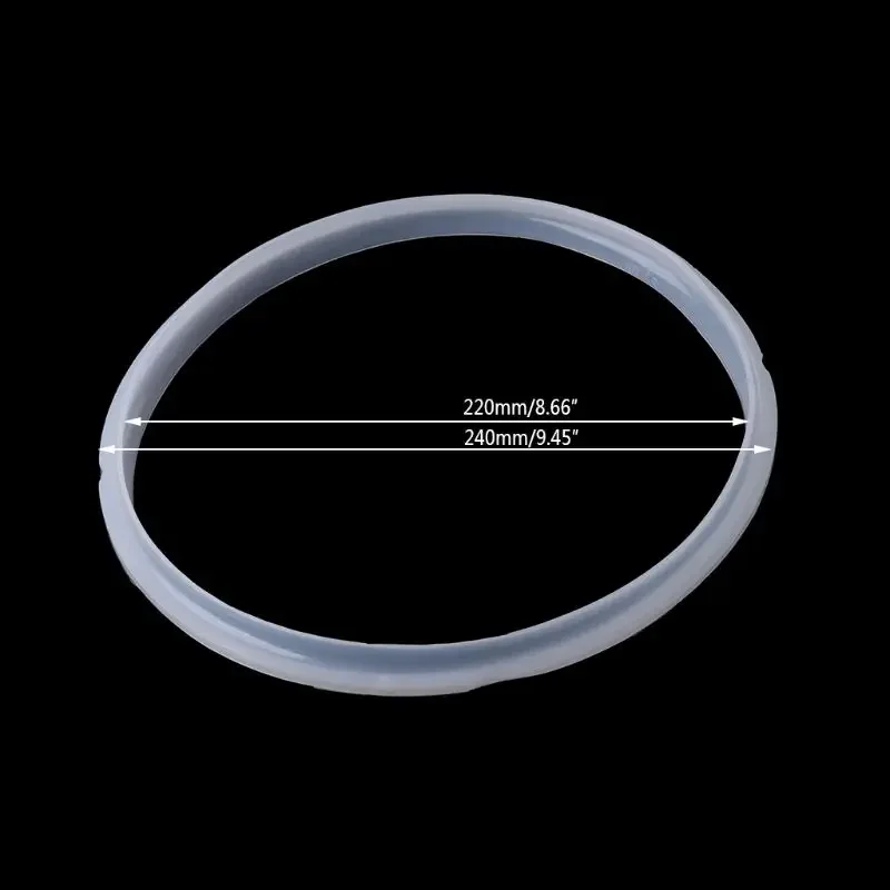 2Pcs 5-6L Silicone Rubber Gasket Sealing Ring for Electric Pressure Cooker Parts 22cm
