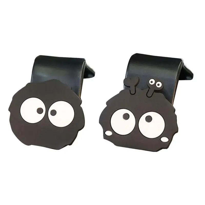 

Car Hook Cute Briquettes Front Seat Headrest Organizer Holder Multifunctional Car Mini Hooks Clothes Bracket Car Interior tools