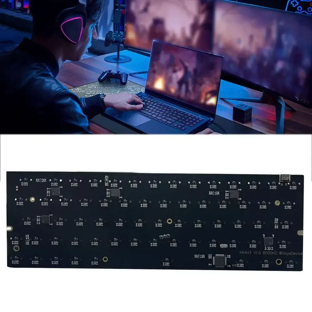 Magnetic Axis PCB Board K64H3MZ V2.0-R Magnetic Axis Game Keyboard