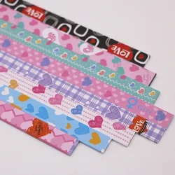 Vibrant Origami Star Paper Strips - Assorted Designs (Letter heart)