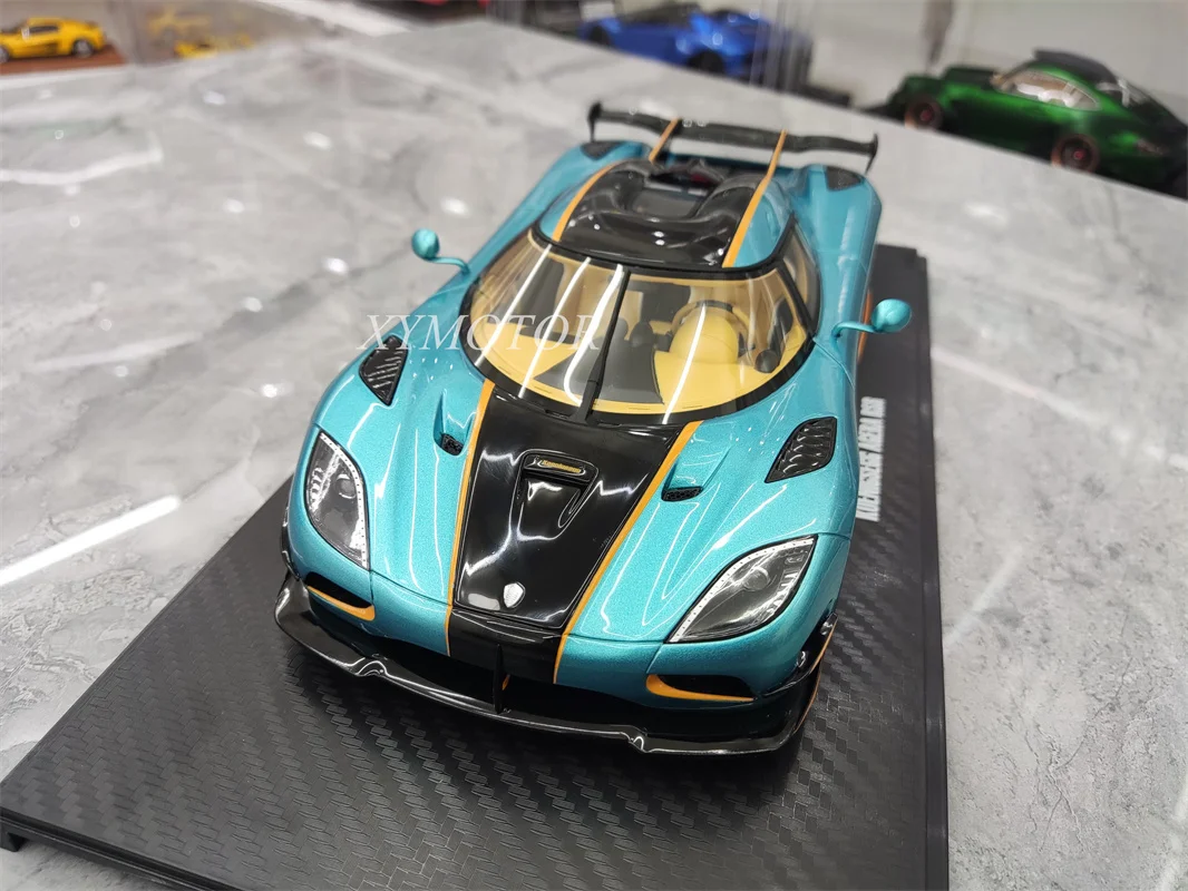 

GT Spirit 1/18 For Koenigsegg Agera RSR Diecast Model Car Turquoise blue Limited 999 Toys Gifts Hobby Display Collection