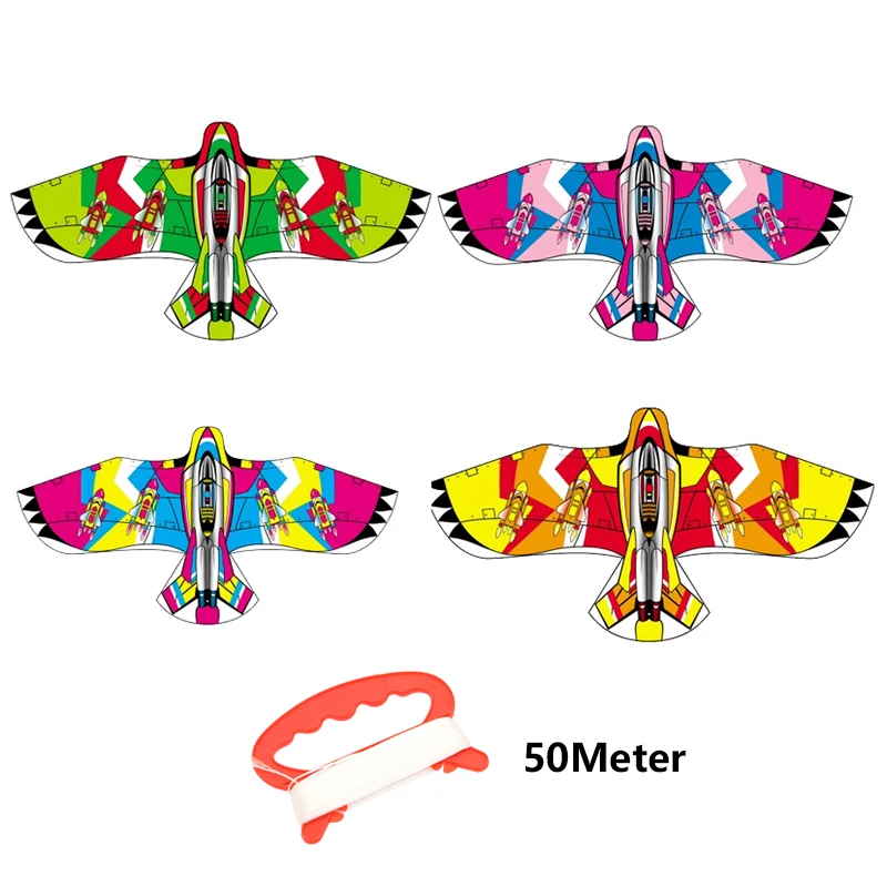 1.2m Flying Bird Kites Flat Eagle Kite Children Fiberglass Rod Support Garden Cloth Outdoor Toys Bird Repelling Prop Kids Gift dikale 3d printing pen silicone design mat template drawing tools silicone pad geometric figure children s drawing 170x110x2mm