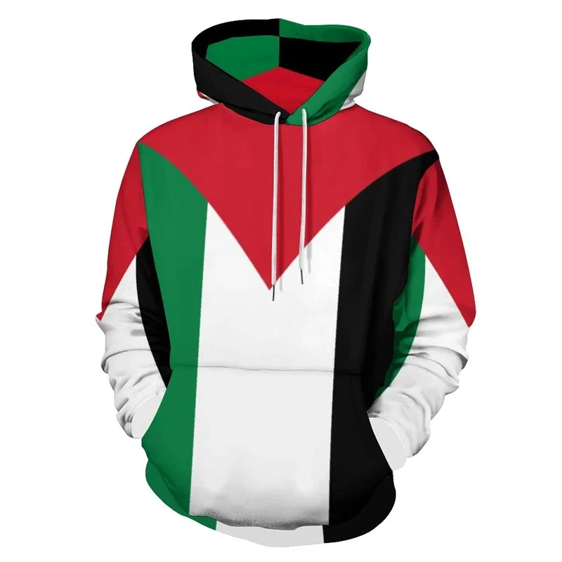 thumbnail image 1 of Sudadera con capucha deportiva con la bandera de la nación de Haití para hombre y mujer, sudadera holgada informal con estampado 3D de moda para primavera y otoño e invierno, 1 of 5