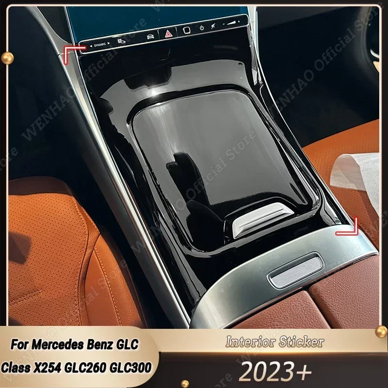 Per Mercedes Benz Classe Glc X254 Glc260 Glc300 2023 + Car Center Console Panel Tape Sticker Decalcomanie Flim Trim Body Kit Tuning