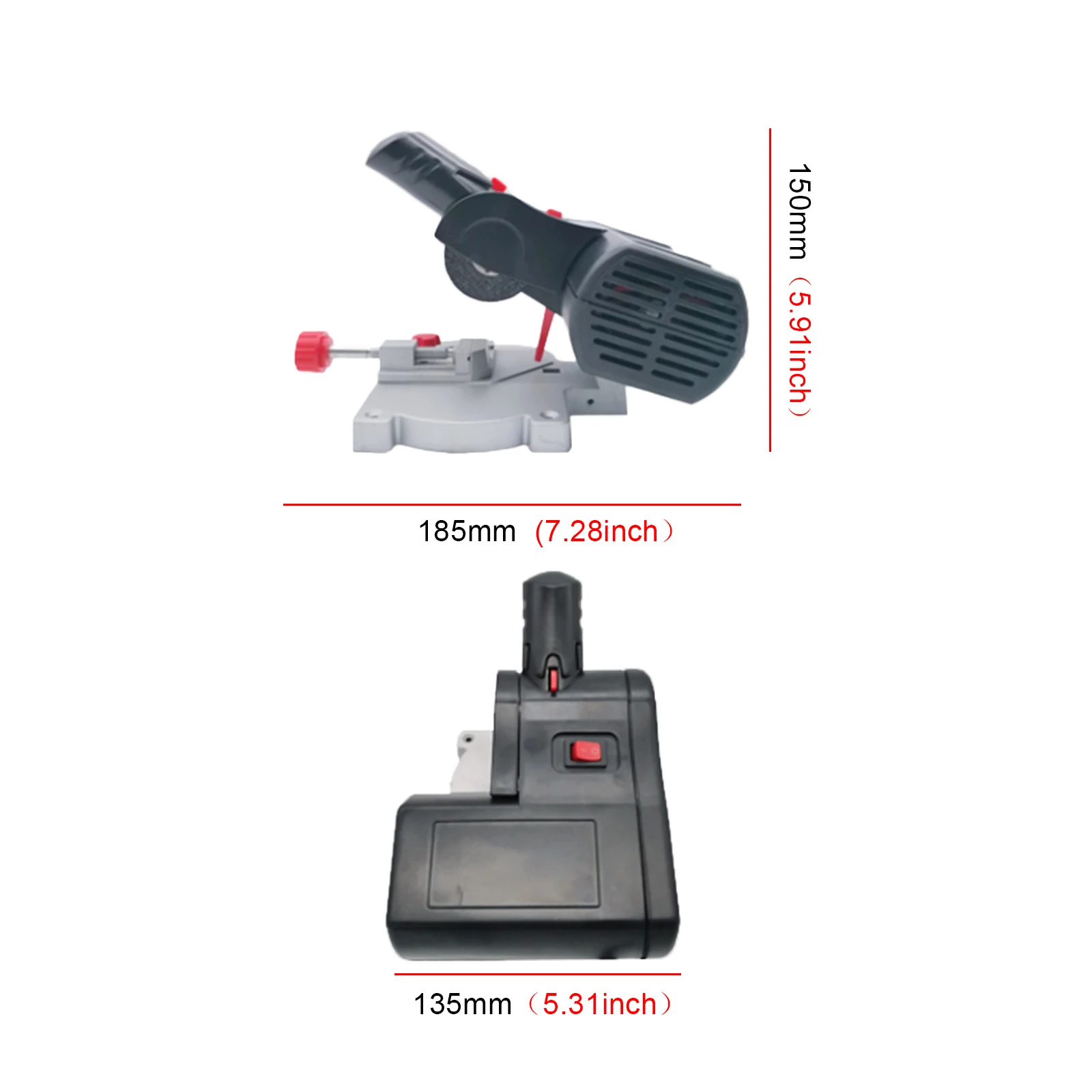 Mini Chop Saw Miter Saw Steel Blade Circular 4500 RPM for Wood Metal Cutting Machine