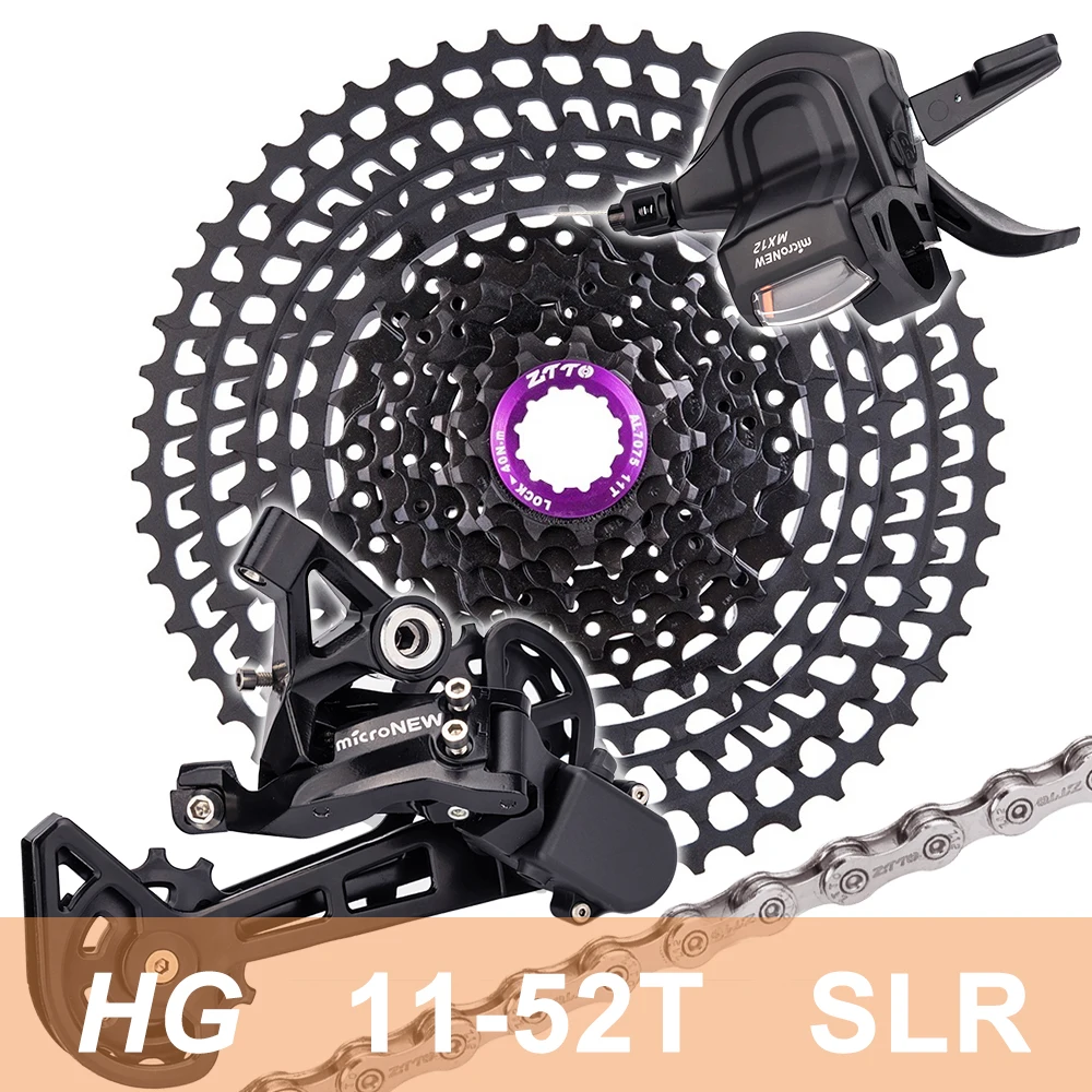 ZTTO MTB 12 Speed Group Set Bicycle Shifter Rear Derailleur Clutch