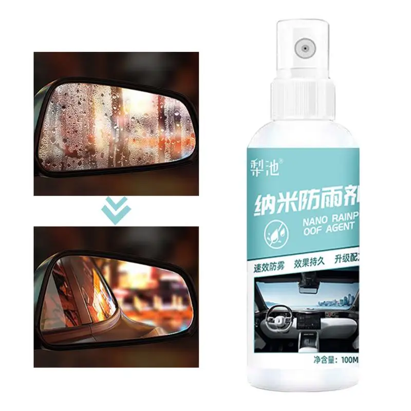 

Car Glass Rainproof Agent Multipurpose Glass Water Repellent Spray Glass Anti Fog Car Remover Polish Coating Auto Accessories