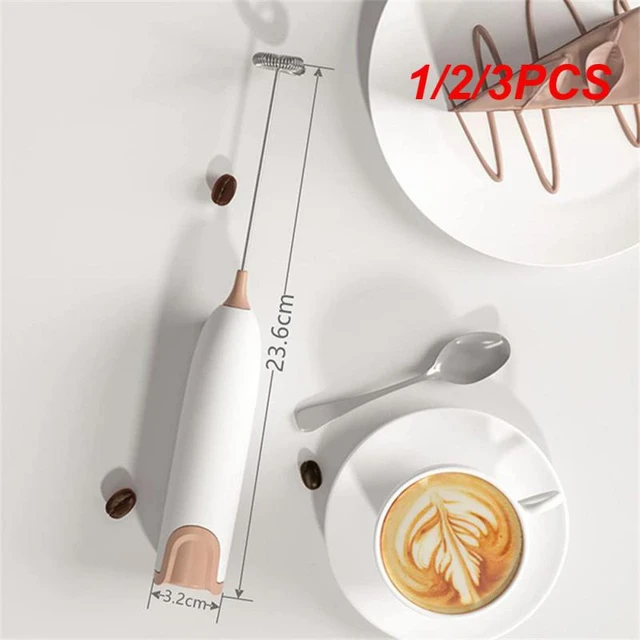 1pc Multi-function Stainless Steel Milk Frother, Handheld Electric