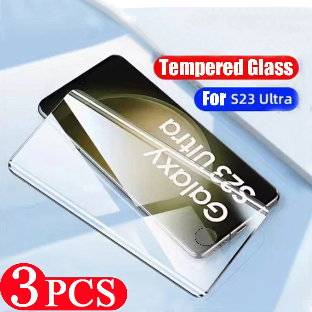

3 шт. HD для Samsung Galaxy S23 S22 S21 FE S20 Ultra S10 plus lite 5G S10E, закаленное стекло, защита экрана телефона, защитная пленка