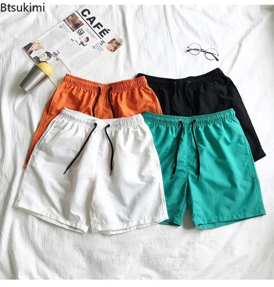 2025 Summer Men's Swimwear Swim Shorts Trunks Beach Board Shorts Swimming Pants Mens Running Sports Surffing Shorts Male M-5XL 5