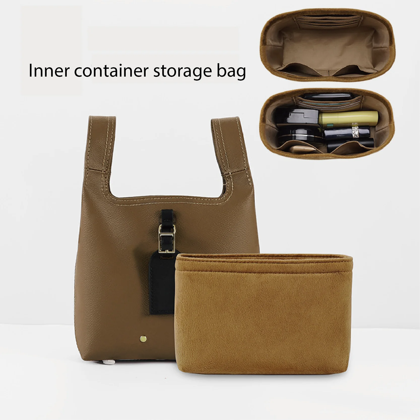 

Suitable for LV wool lined inner bag, suitable for Atiantis bb vegetable basket bag sorting storage bag