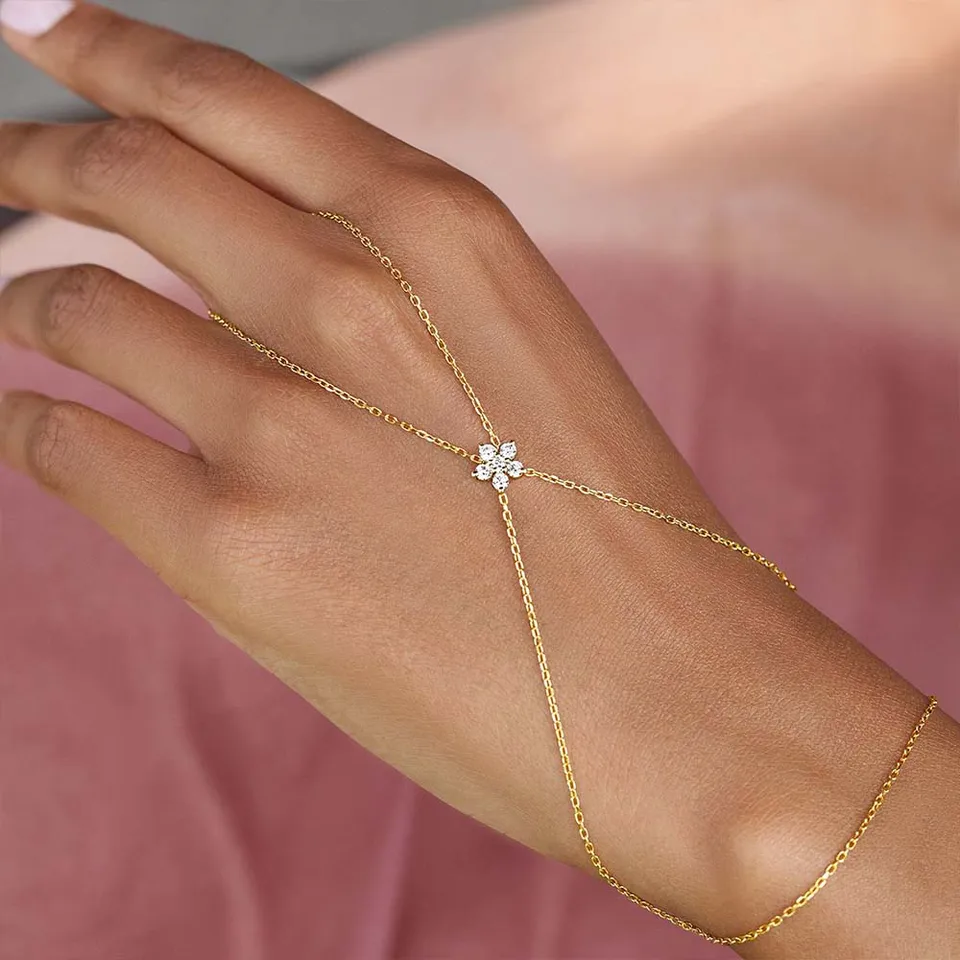 Handmade Simple Flower Bracelet for Women