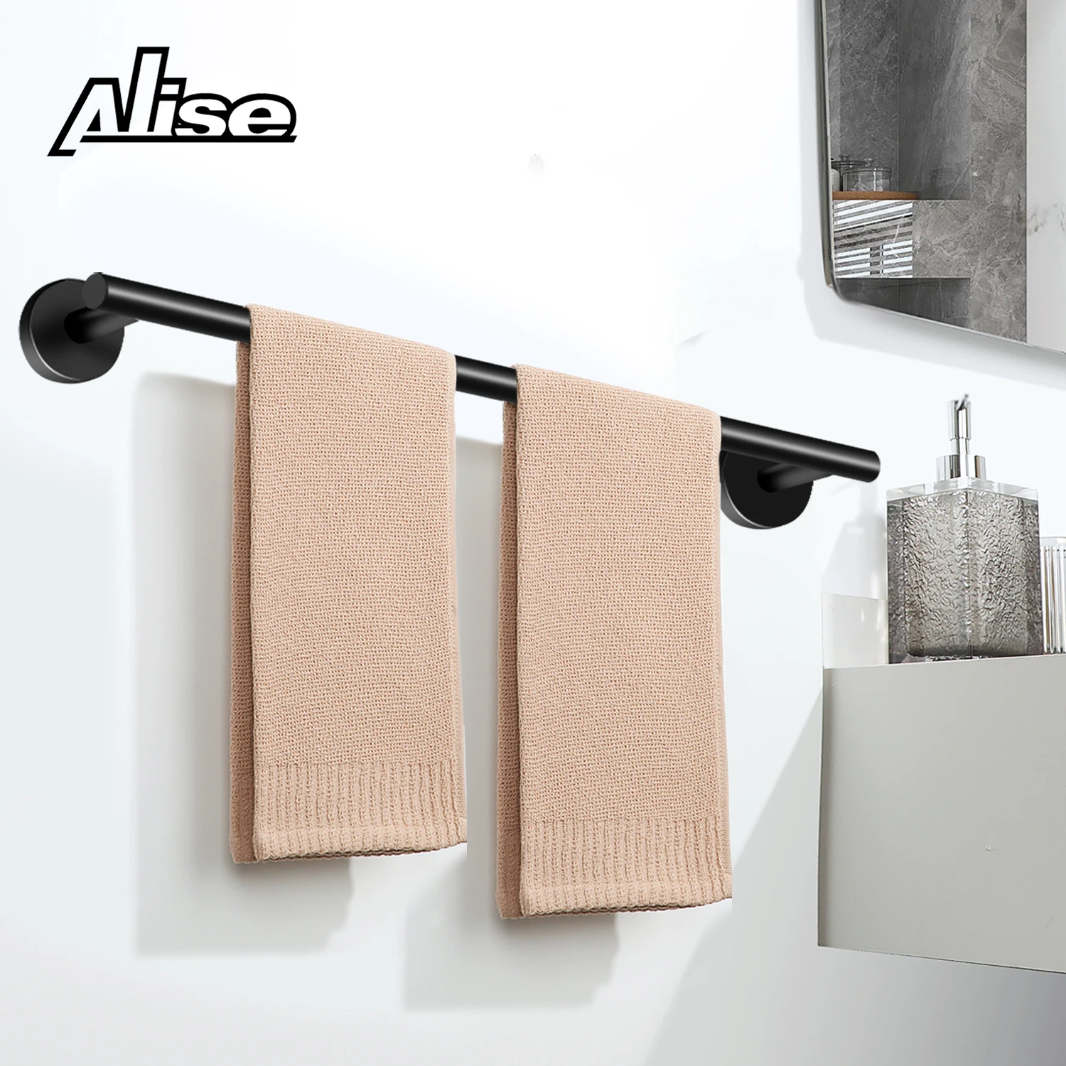 Towel Holder 60/80cm Towel Rails Wall Mount Rack Bathroom Bar 304 Stainless Steel Shelf Bathroom Accessories towel rack,towel holder,bathroom facilities