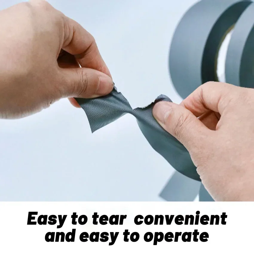 10m Silver-Gray Duct Tape – Heavy Duty Waterproof & Windproof Tape for Industrial Repairs and Bundling