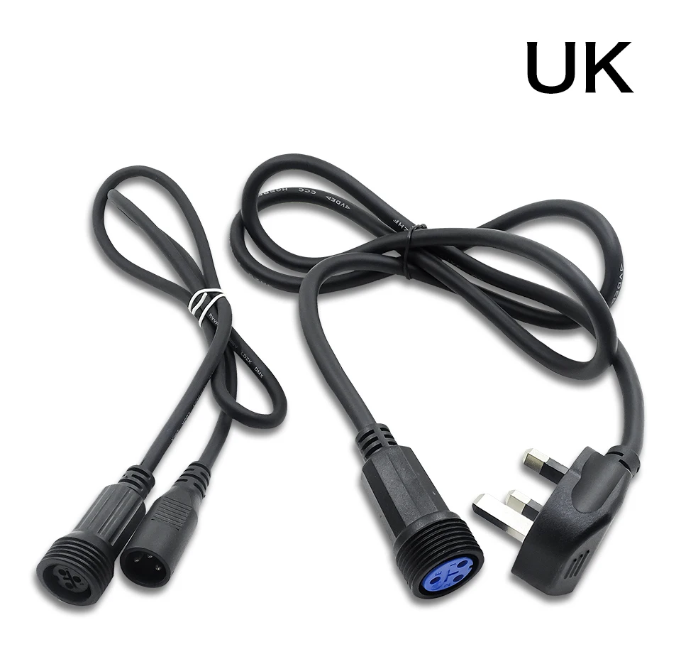 IP65 Wasserdicht 1m 3Pin DMX Signal Kabel Und Power Schalt Adapter Kabel DMX Power Conversion Kabel Für Im Freien bühne licht – Detail 9