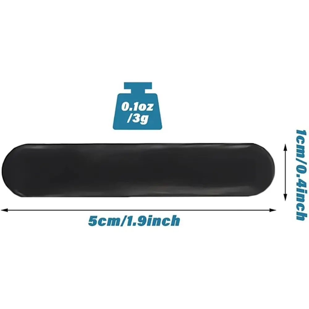 10Pcs Pickleball Weight Tapes Adhesive Weight Strips Pickleball Lead Tape Golf Weighted Tape Pickleball Paddle Tape 6