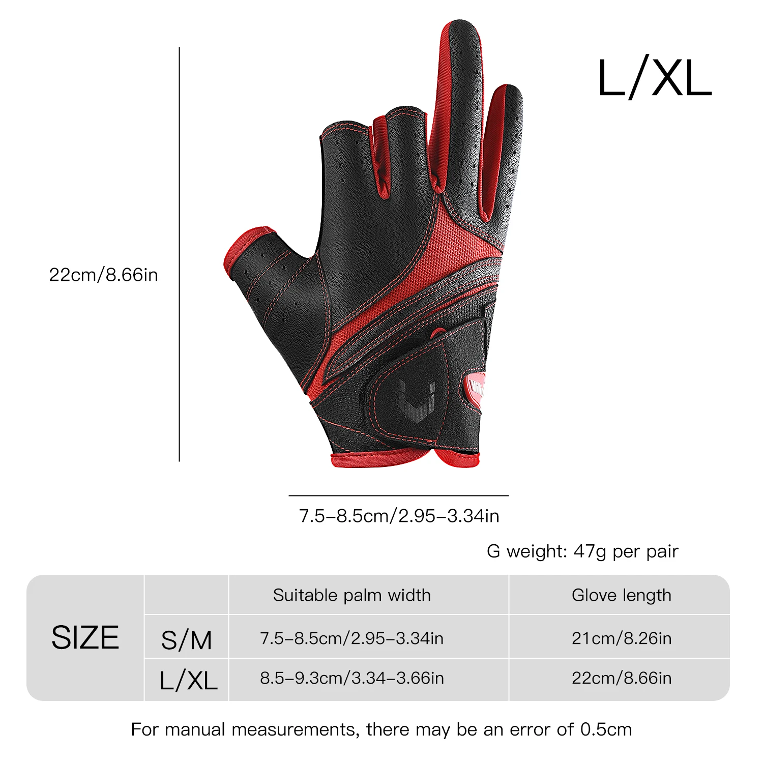 Fishing Gloves Three Finger Cut Gloves for Fishing Sun Protection Male Anti-Slip Cycling Breathable Sports Gloves