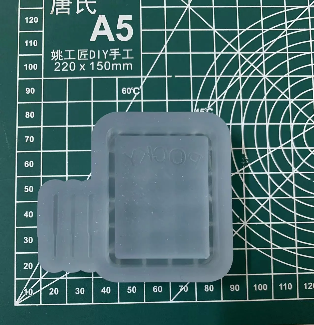 Wsy-107 3D Cute Box Quicksand Pocky Shape Shaker Mold Stampo In Silicone Replica Fatta A Mano