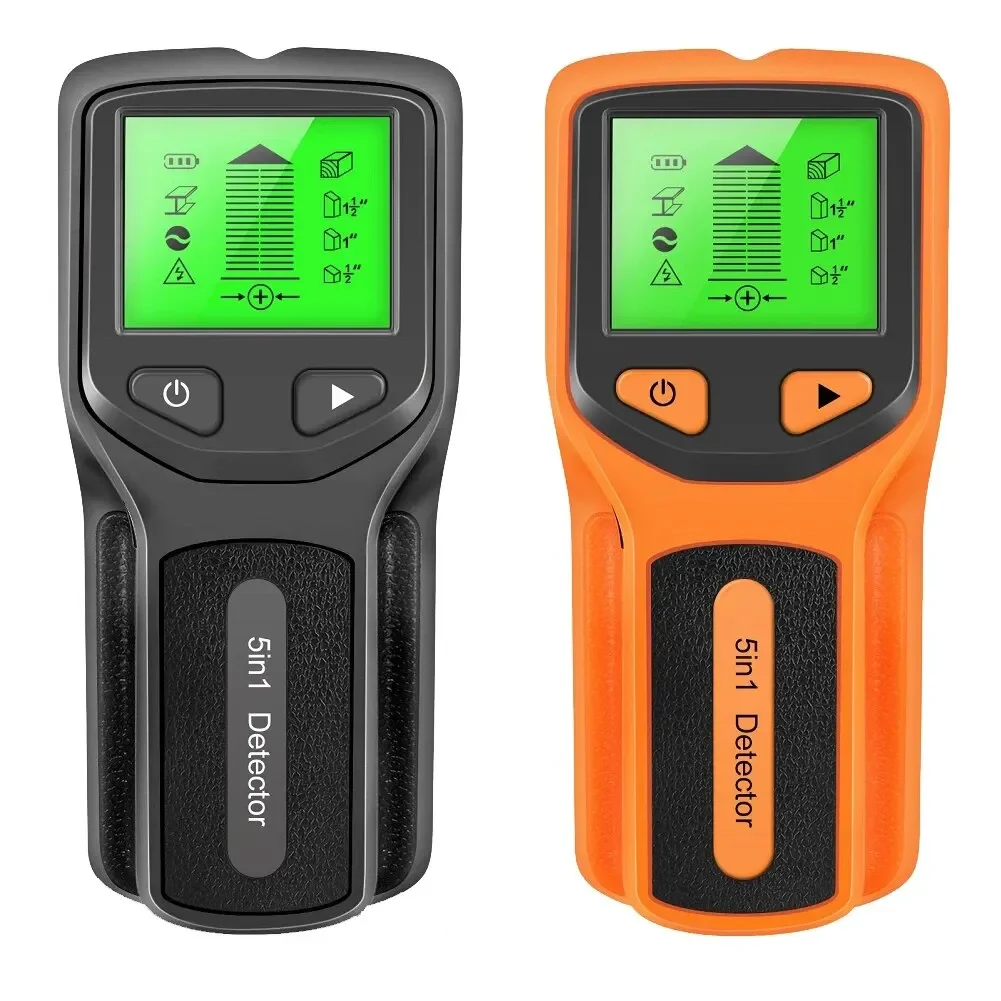 5in1 Wall Stud Detector LCD Display Multifunctional Handheld Wood AC Wire Cable Metal Detector Electric Wall Finder SC