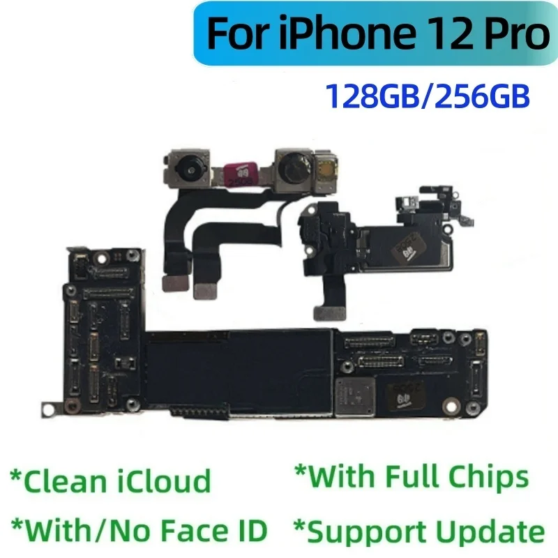 Carte mère propre iCloud pour iPhone 12, fonctionnement complet, prise en charge de la mise à jour iOS, plaque logique pour iPhone12  509