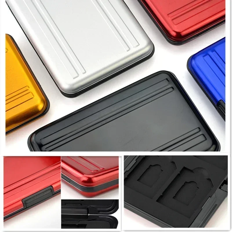 Memory Card Case Waterproof SD Card Holder 12 Slots