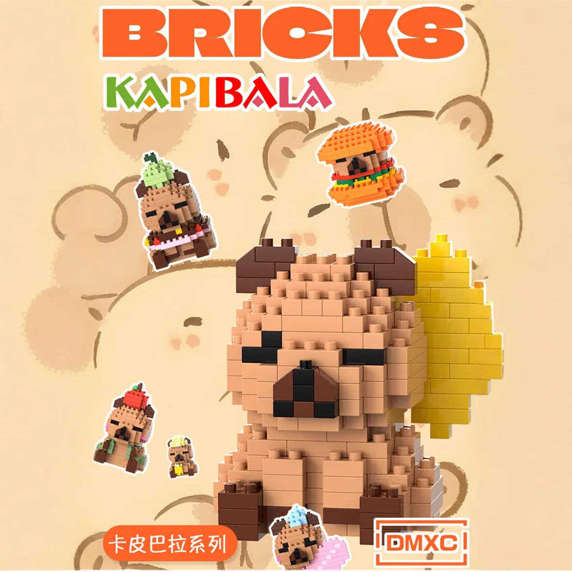 New Capybara Building Blocks Children's Puzzle Toys Kapibara