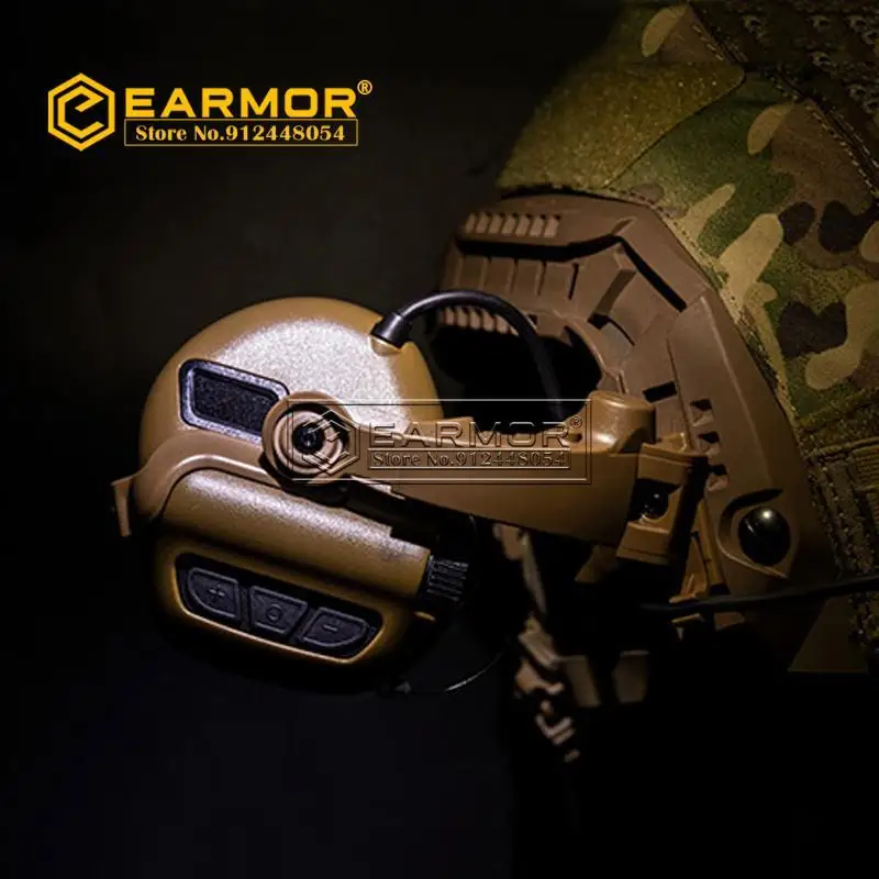 

EARMOR M16 Tactical Headset ARC Helmet Rails Adapter Attachment Kit for M31X/M32X & M31/M32-Mark3 Military Headset
